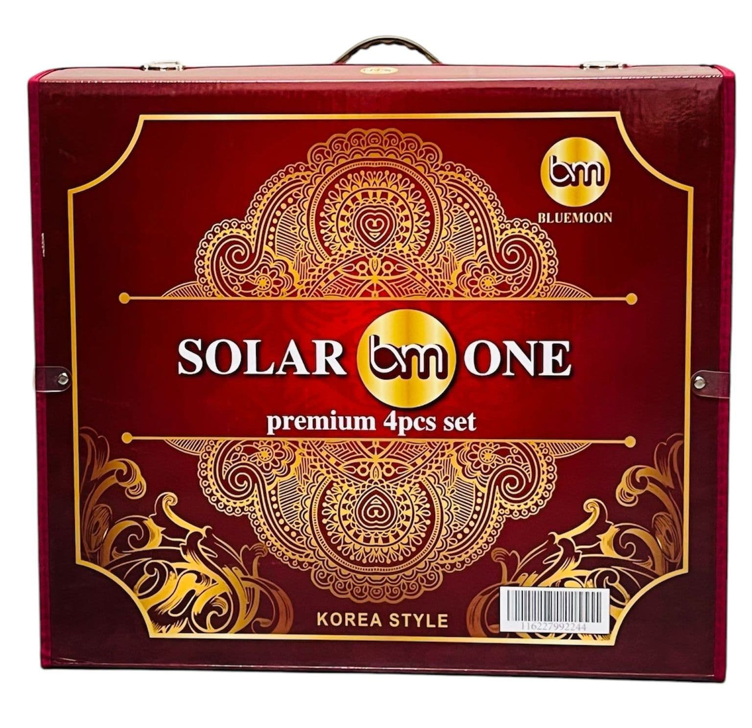 Solar-one Embossed Box Double 2ply 4 Pc Set (korea