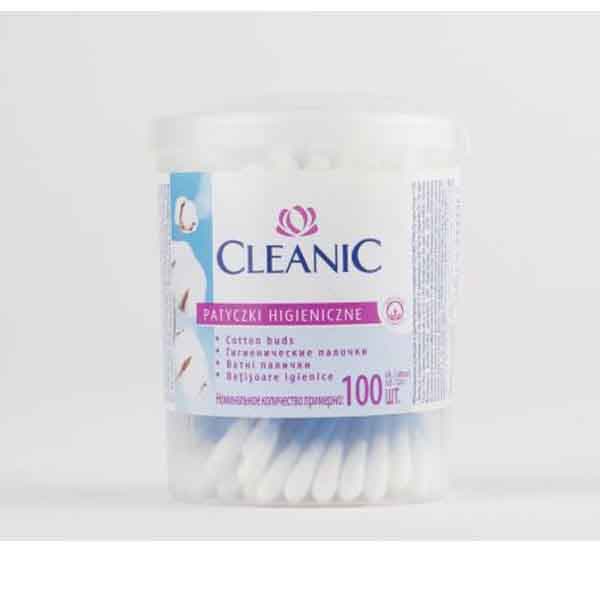 Cleanic Cotton Buds Round 100