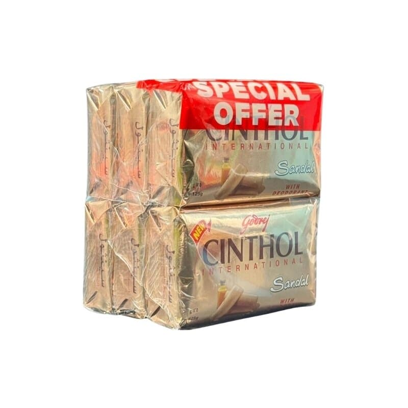 Godrej Cinthol Sandal Soap 125 g 5 + 1