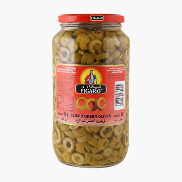 Figaro Sliced Green Olives 480 g