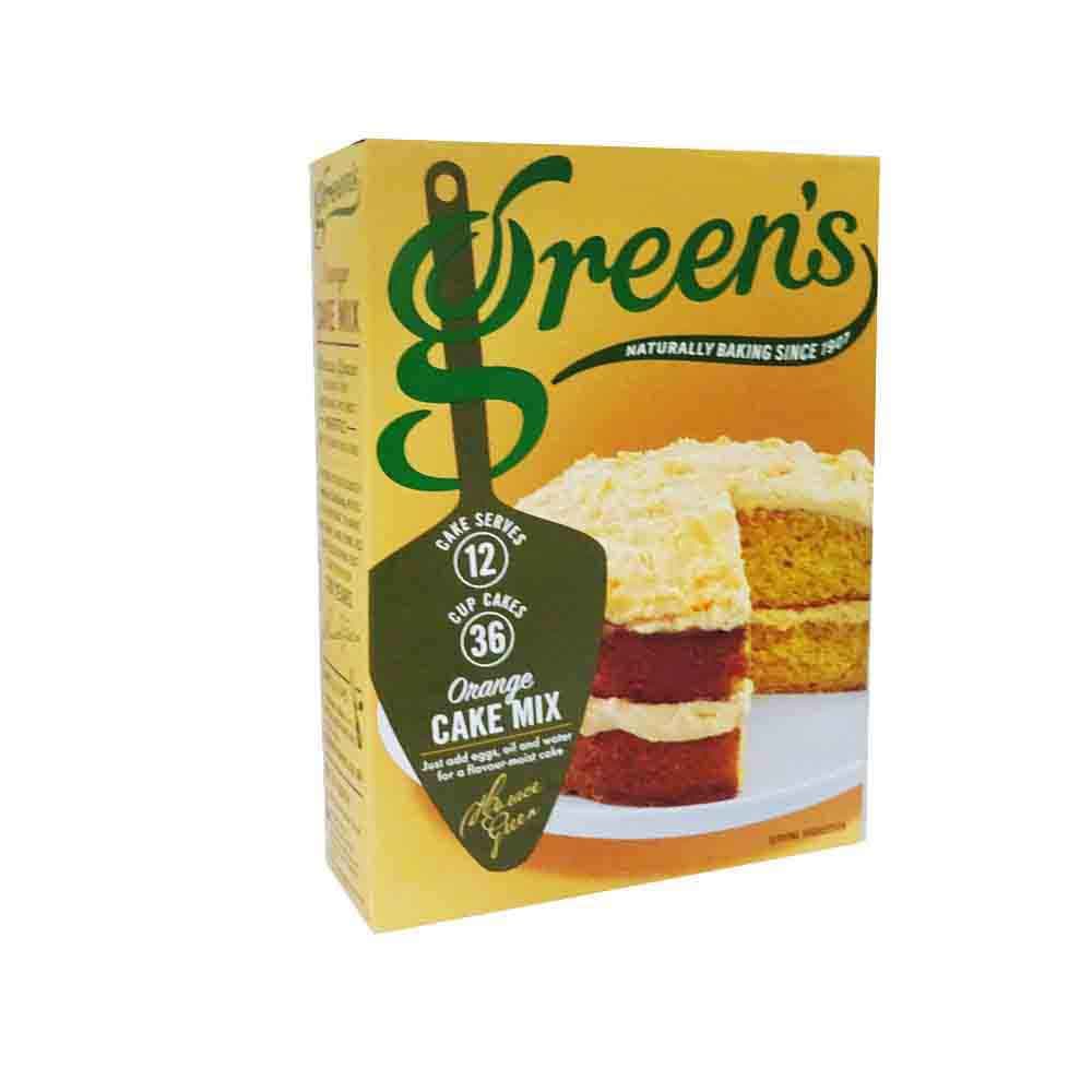 Greens Orange Cake Mix 500 g