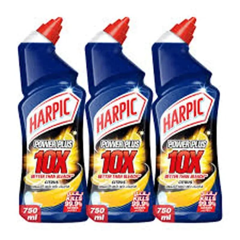 Harpic Power Plus Citrus 750 mL 2 + 1 Free