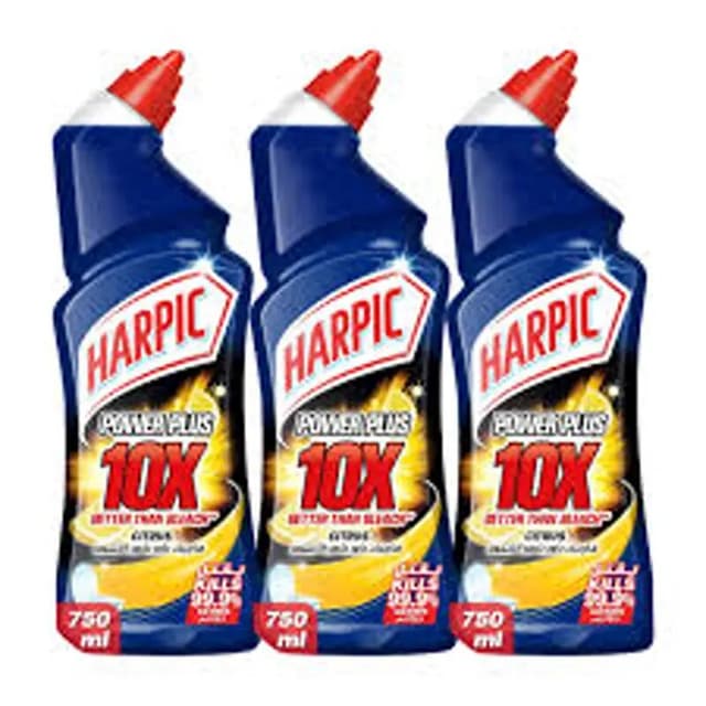 Harpic Power Plus Citrus 750 mL 2 + 1 Free