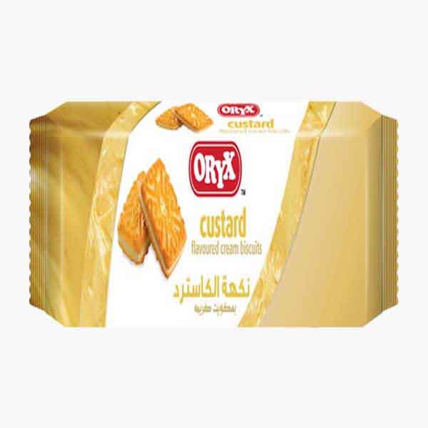 Oryx Custard Cream Biscuits 82 g