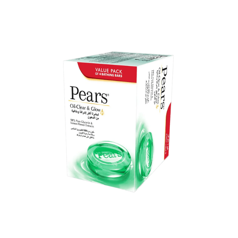 Pears Soap Oil Clear 125 g 3+1 Free
