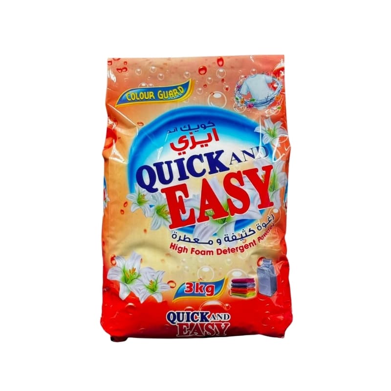Quick And Easy Detergent Powder 3 Kg