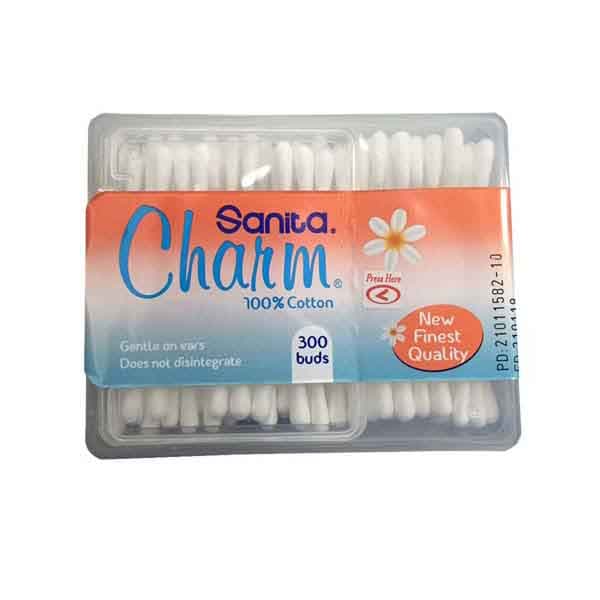 Sanita Charm Cotton Ear Bud 300