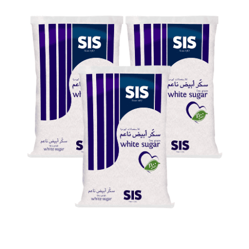 SIS Fine Grain Sugar 3 x 1 Kg