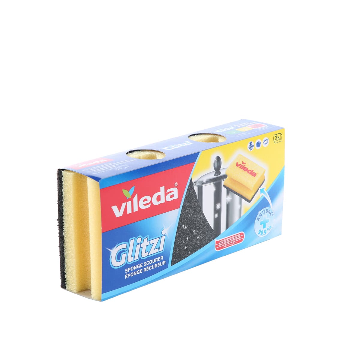 Vileda Glitzi Scouring Hand Pad 3