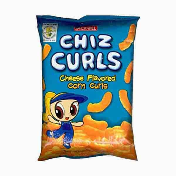 Jack N Jill Chiz Curl Cheese Flav Corn Snack 60 g