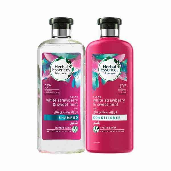 Herbal Essence Clean White Strwbry/Mint Shp 400 mL