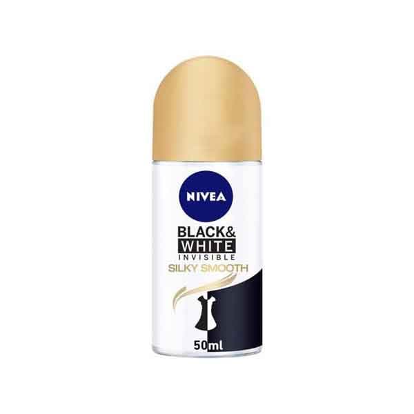 Nivea Black + Whit Silk Smooth Roll On Female 50 mL