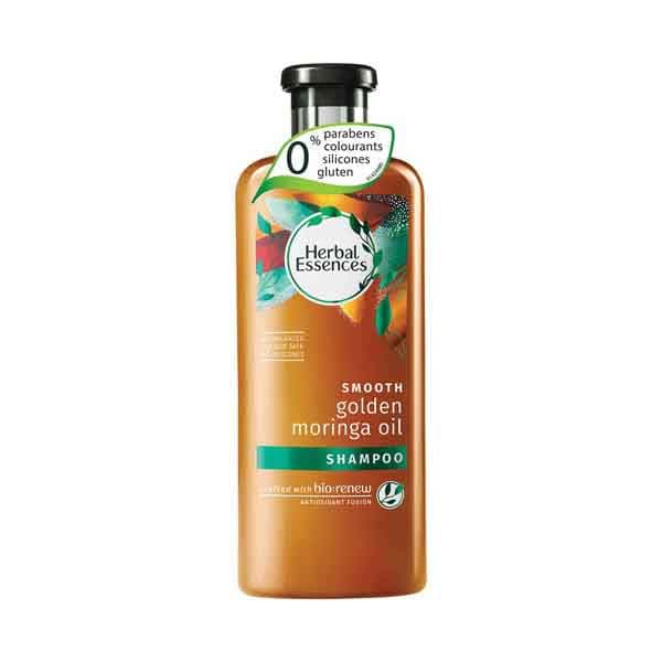 Herbal Essence Smooth Golden Moringa Shamp 400 mL
