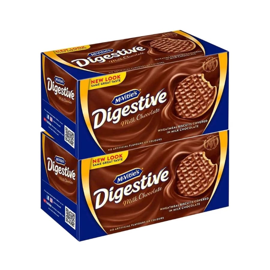 McVitie's Digestive Milk Chocolate Biscuit 2 x 200g