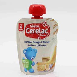 Cerelac Pure Banana Orange Biscuit 90 g (who) - image 2