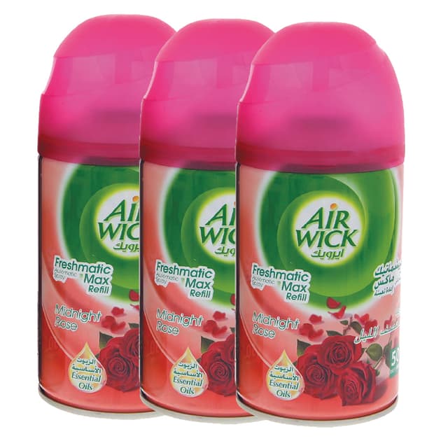 Airwick Frmatic Midnt Rose Rfill 3 x 250 mL 2 + 1 Free