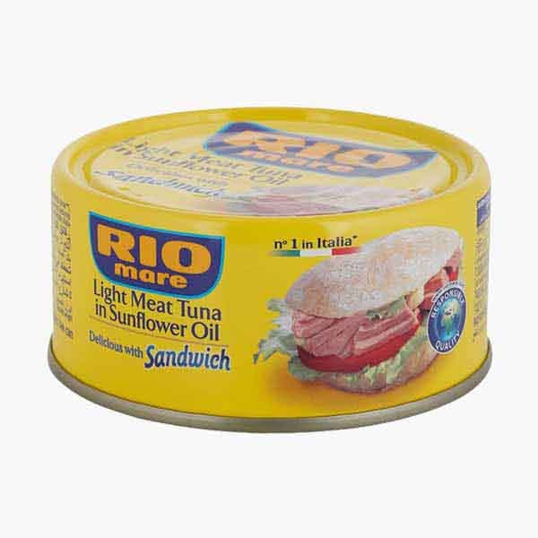 Rio Mare Tuna Sandwich In Sunflower Oil 160 g