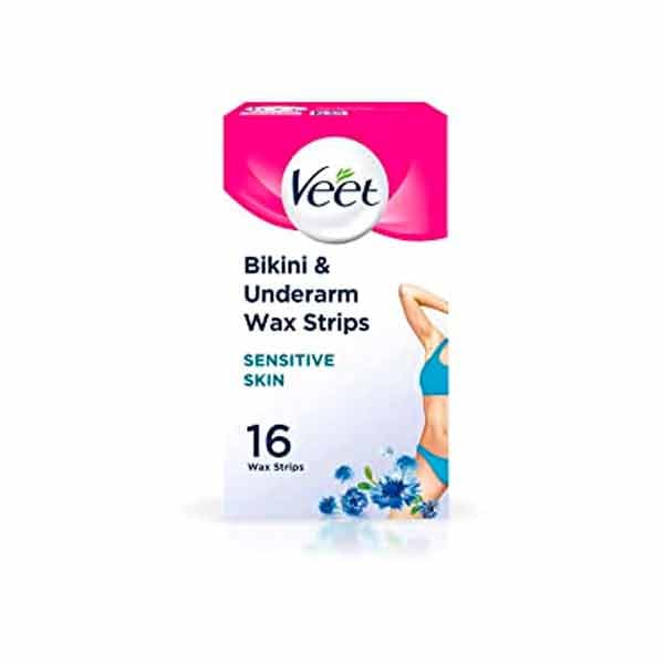 Veet Bikini And Under Arm Cold Wax Strips 12 Pc