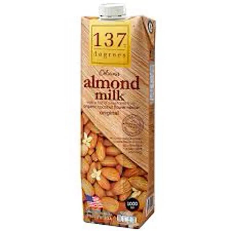 137 Degrees Real Almond Gluten Free Milk 1 L