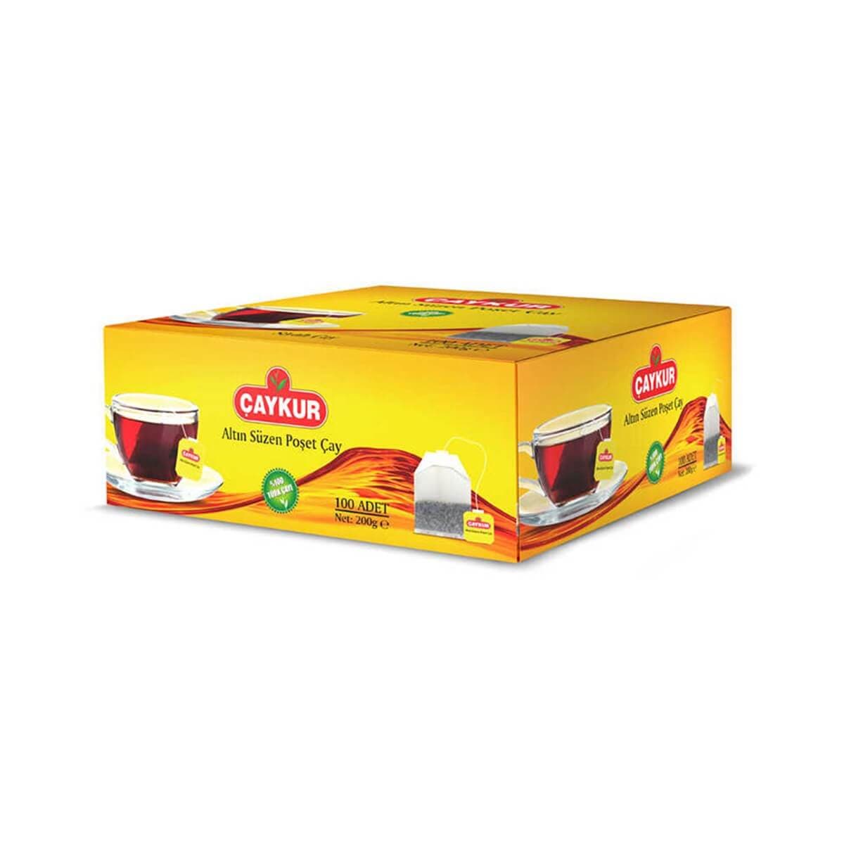Caykur Turkish Suzen Black Tea Bags 100 Pc 2 g
