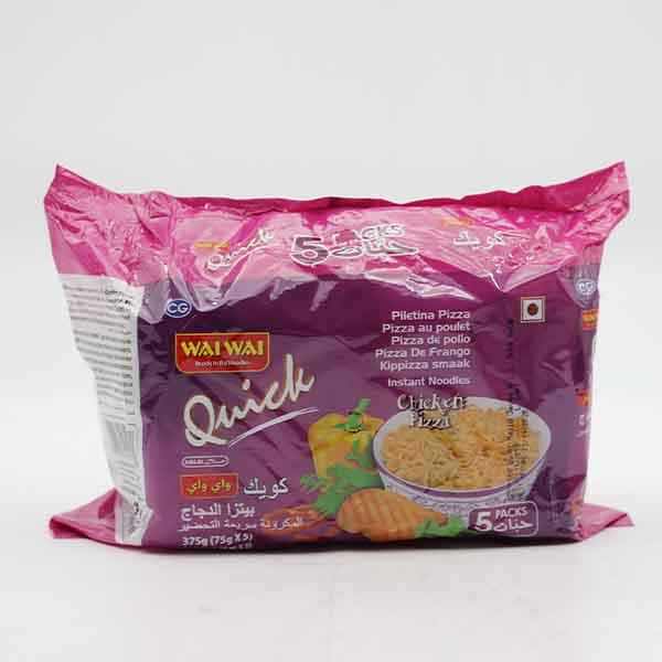 Wai Wai Quick Chicken Pizza Intnoodles 75 G*5