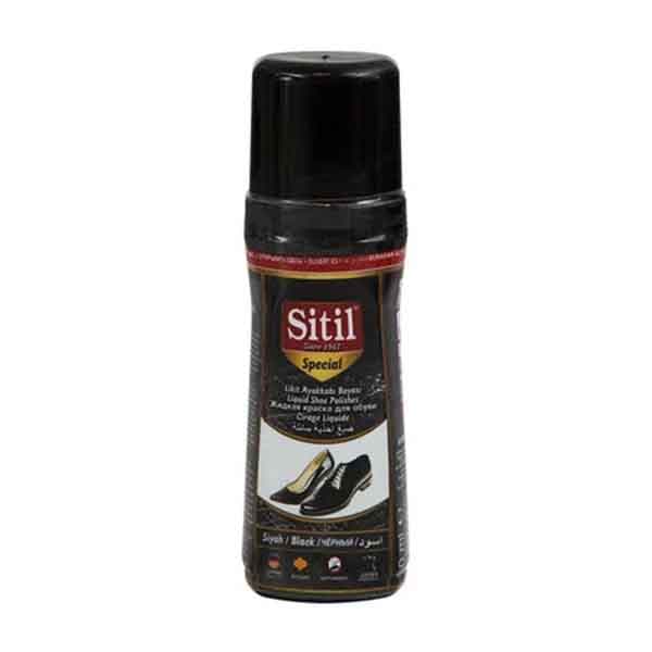 Sitil Special Liquid Shoe Polish Black 80 mL