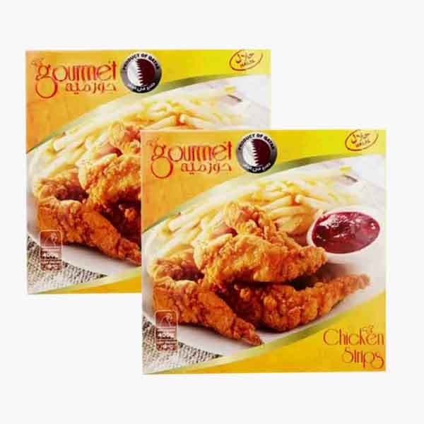 Gourmet Crispy Chicken Strips Regular 2 x 400 g