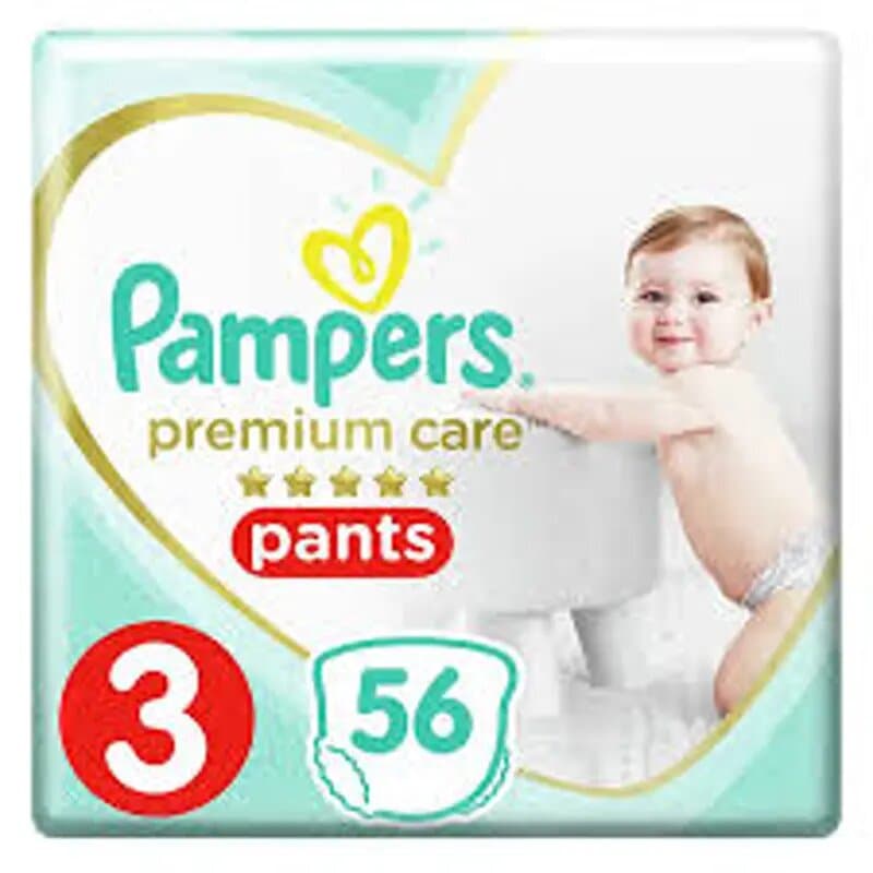 Pampers 30212 S3 Sk7 Premium Care Pants 56 Pc
