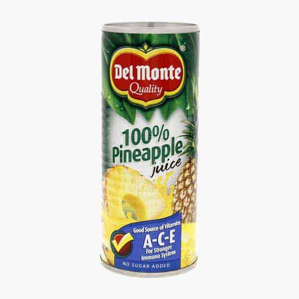 Delmonte Unsweetened Pineapple Juice 240 mL