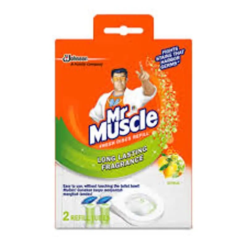 Mr Muscle Fresh Disc Citrus Toilet Cleaner