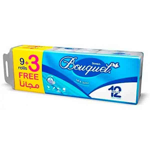 Sanita Tt Bouquet Non Perf Toilet Roll 9 + 3