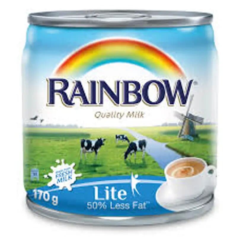 Rainbow Evaporated Milk Lite Convenience Pack 6 x 170 g