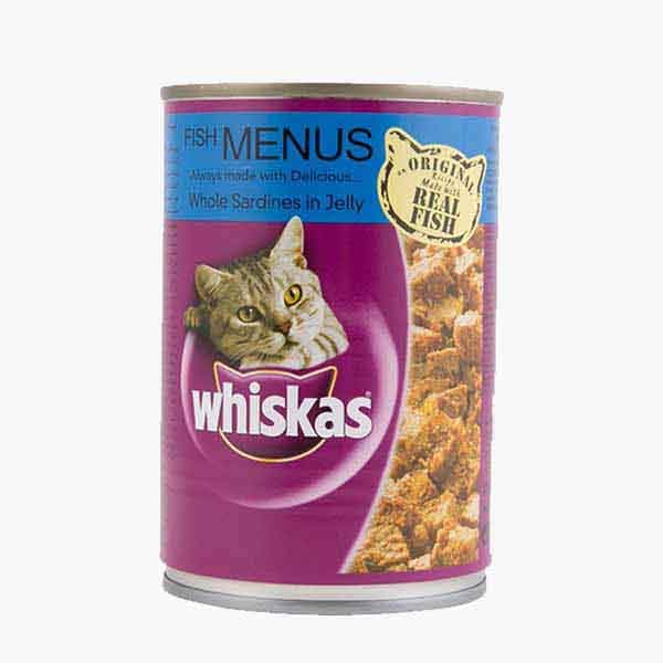 Whiskas Fish Menus Sardine In Jelly 400 g