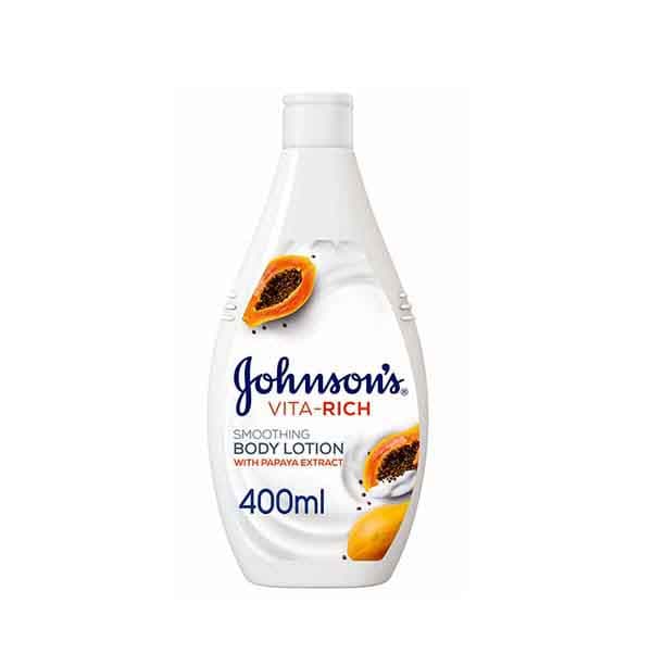 Johnsons Smoothing Papaya Body Wash 400 mL