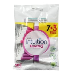 Schick Exacta Ii Pink Women Razor 7 + 3 Free - image 2