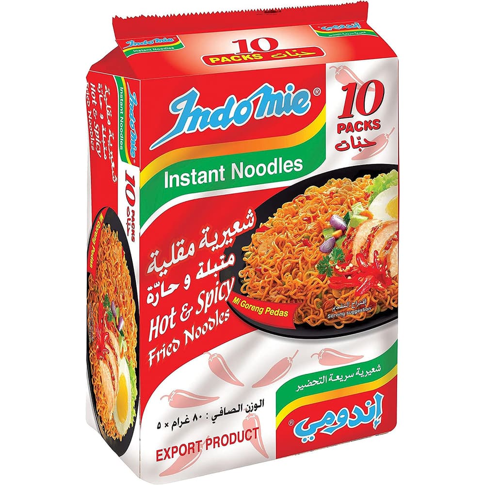 Indomie Hot& spicy Fried Noodles 10 x 80 g