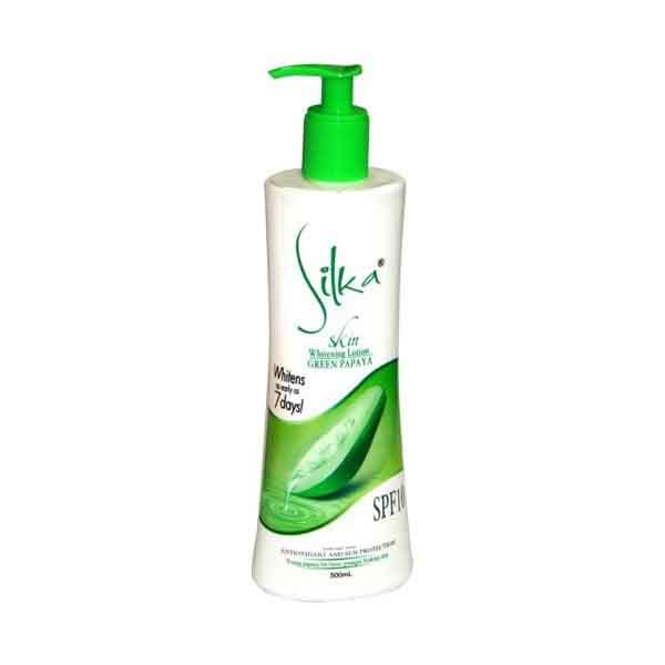 Silka Grn Papaya Whtng Lotn Spf 10 W/p 500 mL