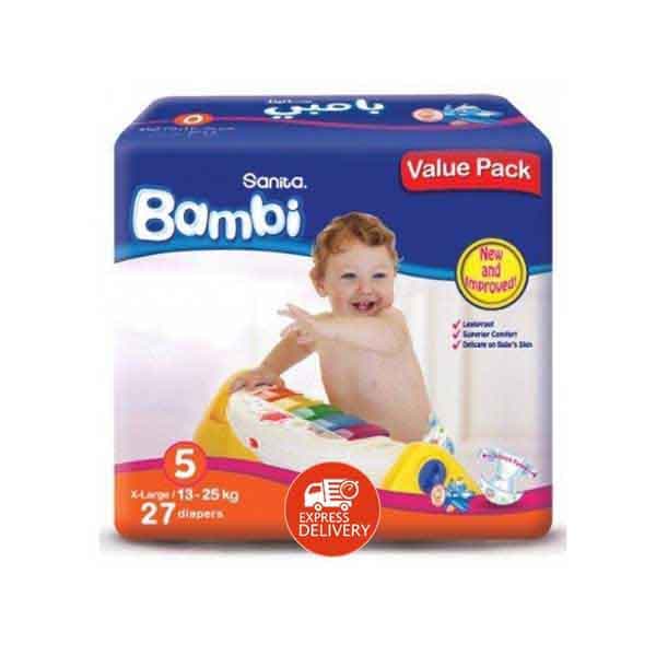 Sanita Bambi Diaperx-large Value Pack 27