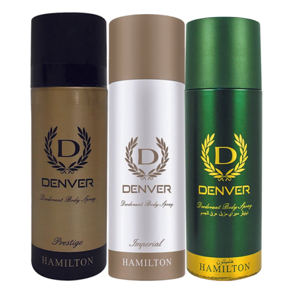 Denver Deo Assorted Combo Pack 3 x 165 mL