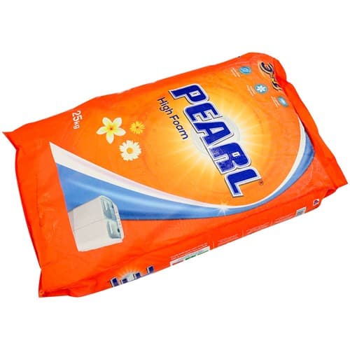 Pearl Low Foam Detergent Powder Bag 25 Kg