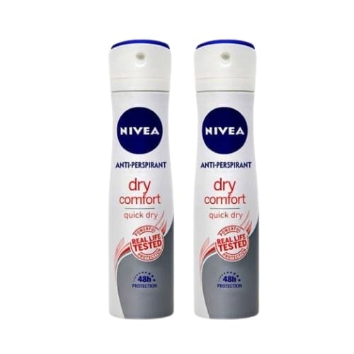 Nivea Dry Comfort Women Deo Spray 2 x 150 mL