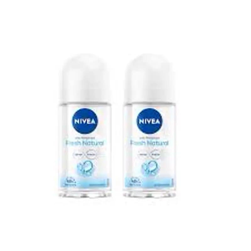 Nivea Fresh Natural Female Roll On 2 x 50 mL