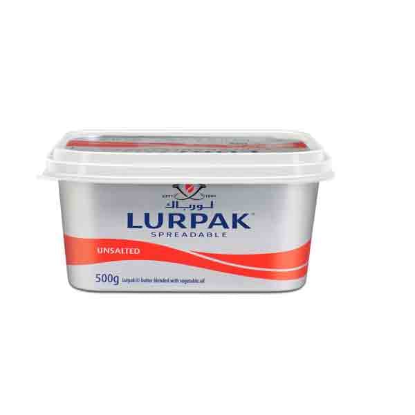 Lurpak Spreadable Unsalted Butter 500 g