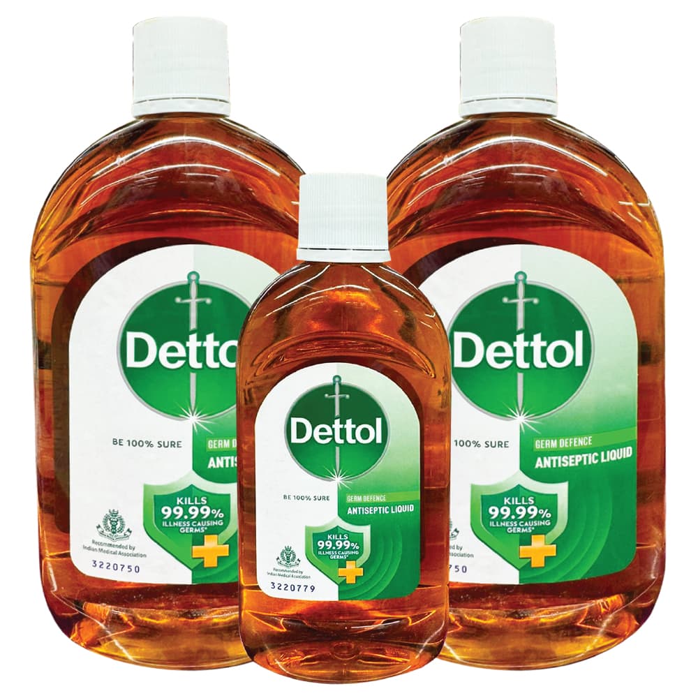 Dettol Liquid 2 x 750 mL + Dettol Liq 500 mL
