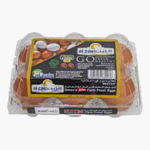 AL Zain Farm Fresh Brown Eggs Large 6 Pc