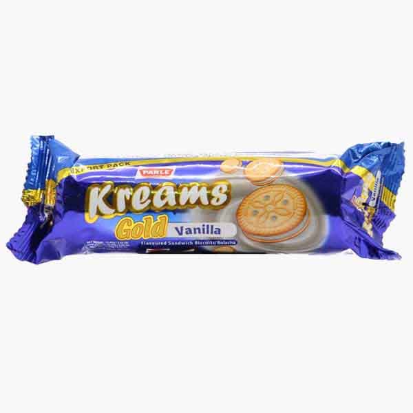 Parle Kreams Gold Vanilla Biscuits 75 g