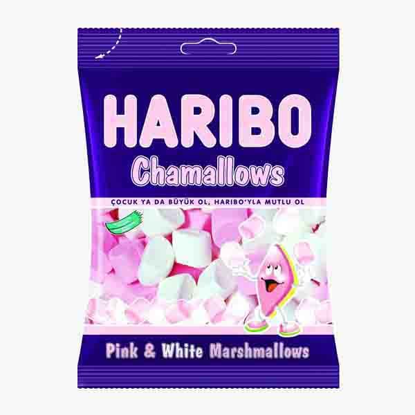 Haribo Pink And White Chamallows 70 g