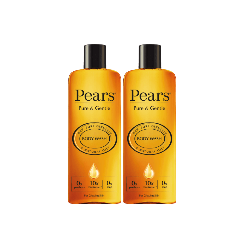 Pears Pure and Gentle Body Wash 250 mL 1 + 1 Free