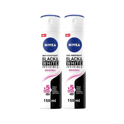 Nivea Black N White Deodorant Female 2 x 150 mL