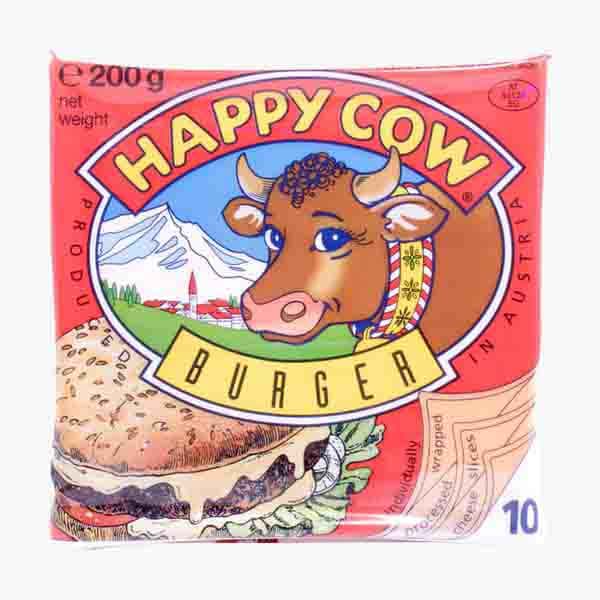 Happy Cow Burger Cheese Slices 200 g